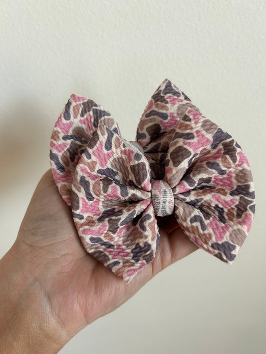 PIGGIE CLIPS - PINK CAMO