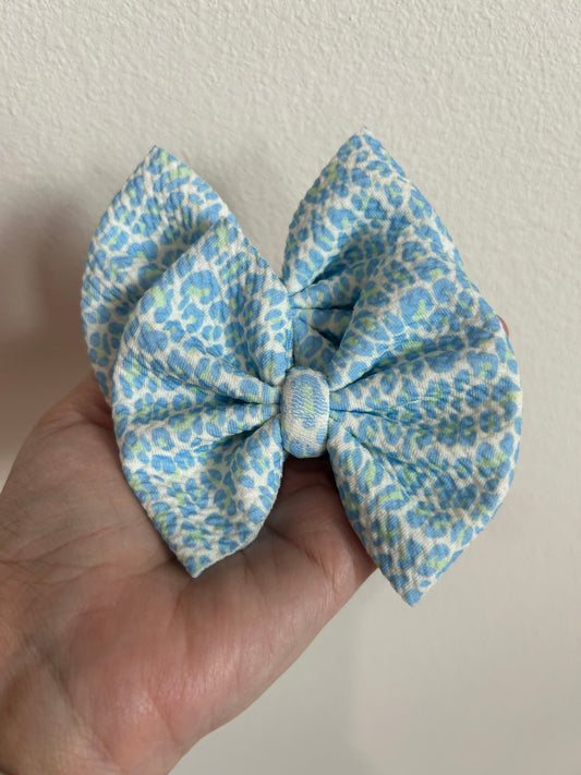 PIGGIE CLIPS - BLUE CHEETAH
