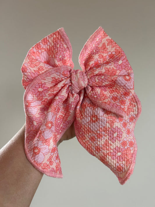 SAILOR BOW - READY TO SHIP - VALENTINE FLORAL
