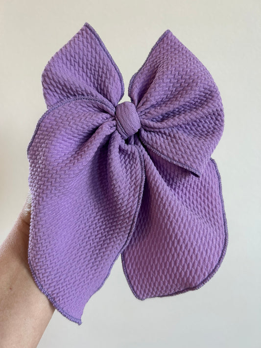 SAILOR BOW - READY TO SHIP - LIGHT PURPLE