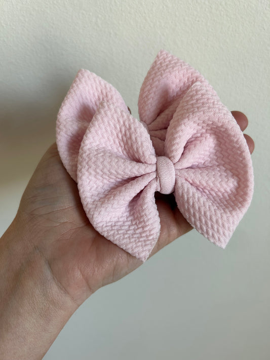 PIGGIE CLIPS - SPRING SOLID - BABY PINK