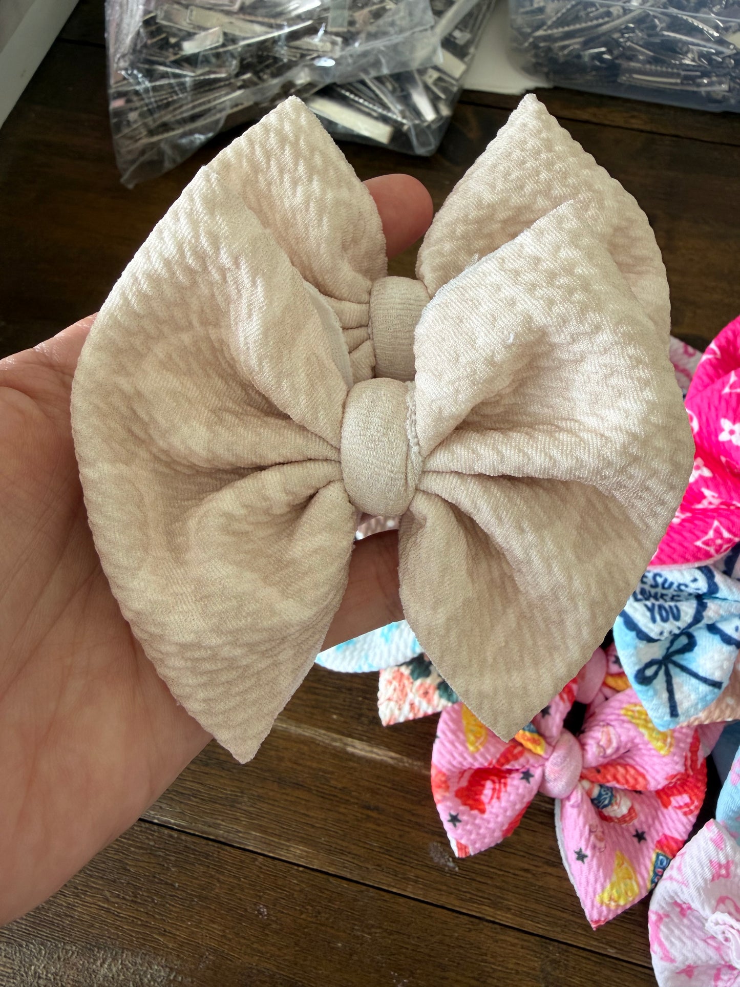 PIGGIE CLIPS - TAN CAMO