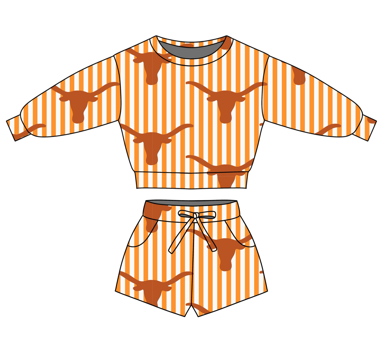 GAME DAY LOUNGE SET - PRE ORDER - LONGHORNS