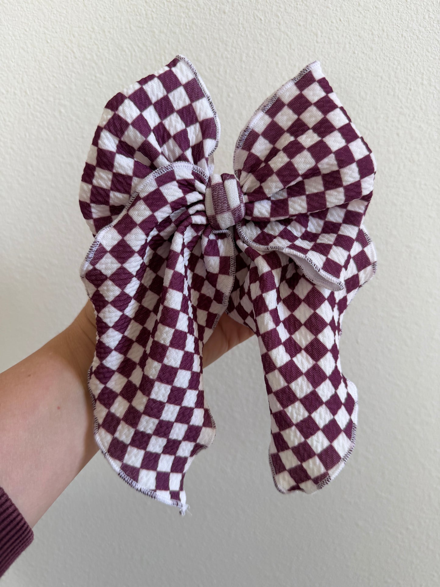 SAILOR - MAROON CHECKERED