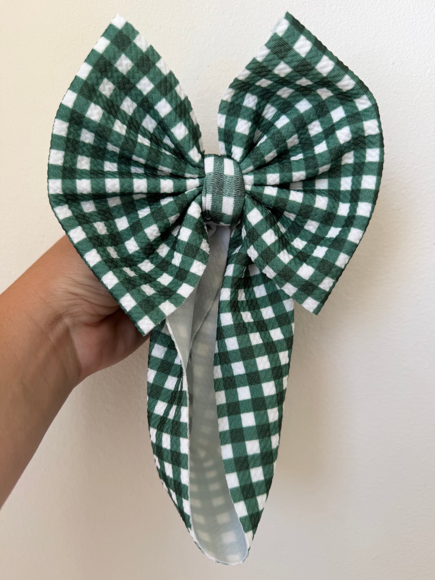 BABY REGULAR - GREEN GINGHAM