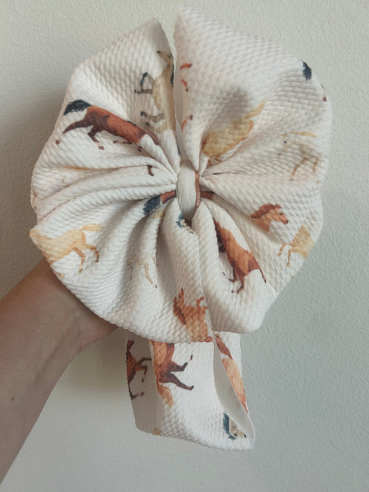 BABY MESSY BOW - PONIES