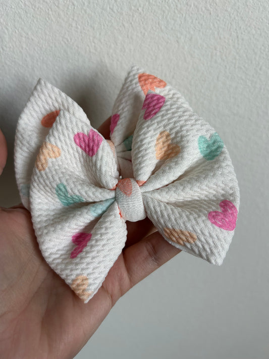 PIGGIE CLIPS - PASTEL HEARTS
