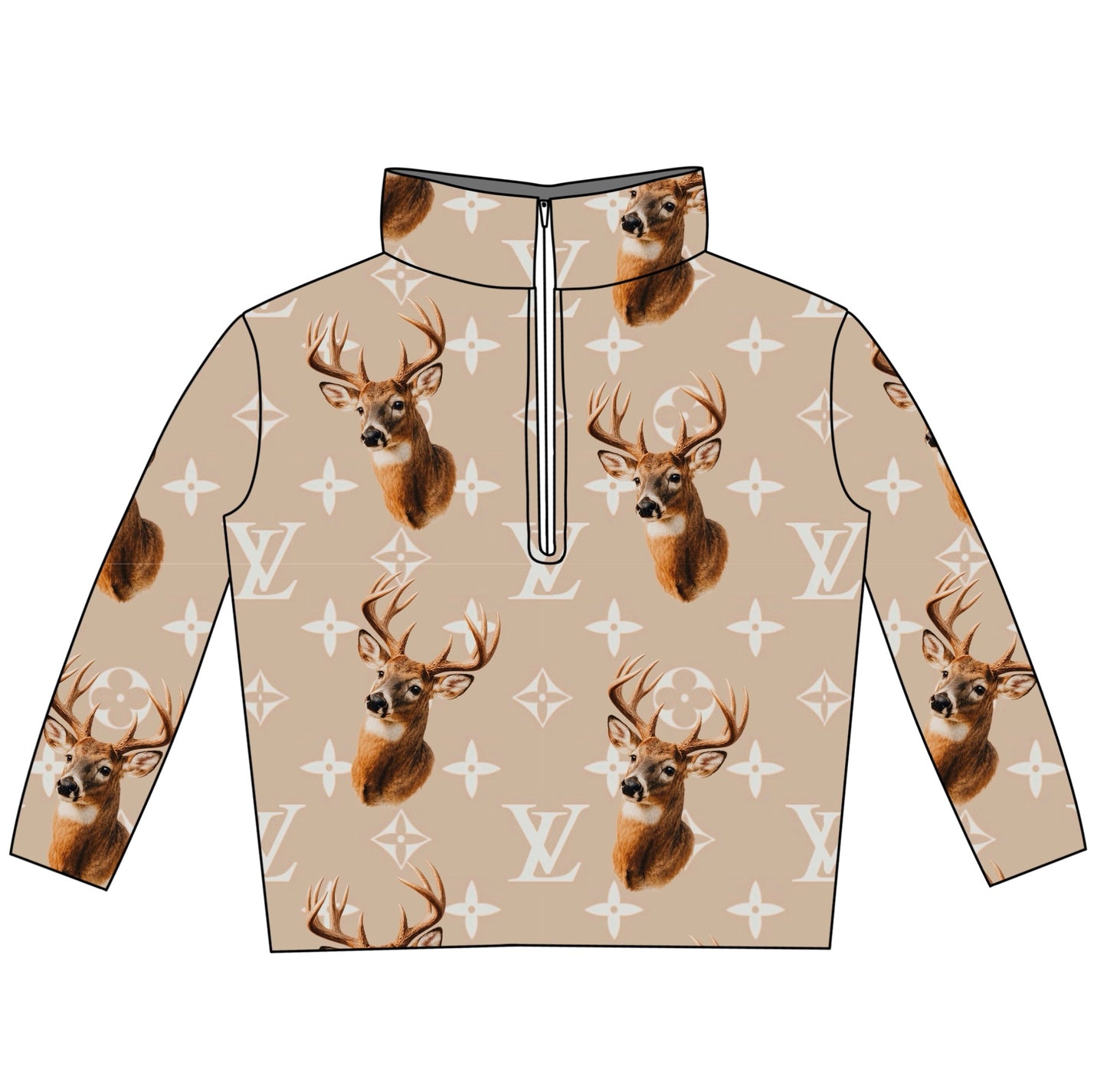 FLEECE PULLOVER - PRE ORDER - BOUJEE DEER