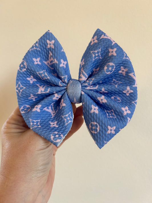 BIG CLIP BOW - PURPLE BOUJEE