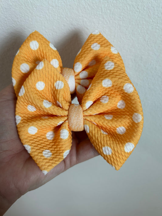 PIGGIE CLIPS - DOTS YELLOW