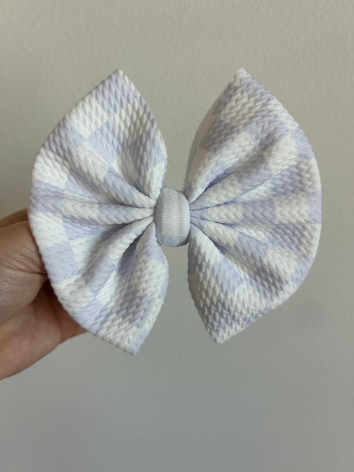 BIG CLIP - SPRING CHECKERED - PURPLE