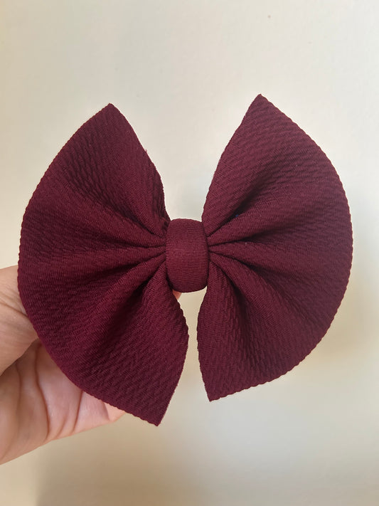 BIG CLIP - SOLID MAROON