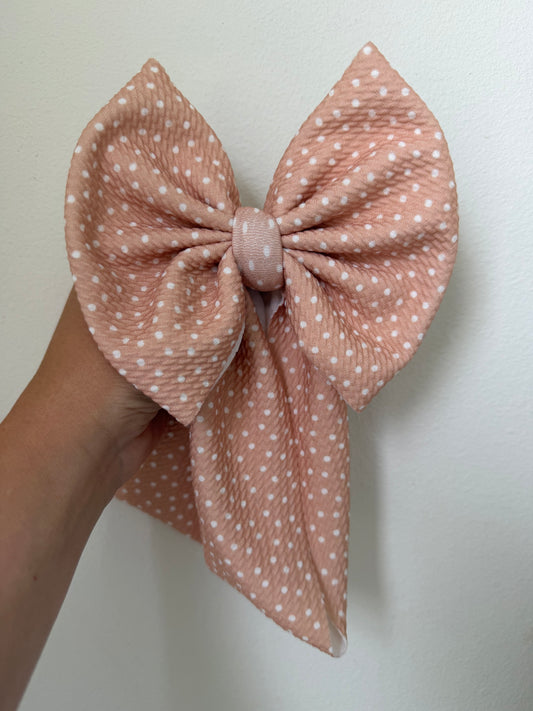 BABY REGULAR -NEW TAN DITZY DOTS