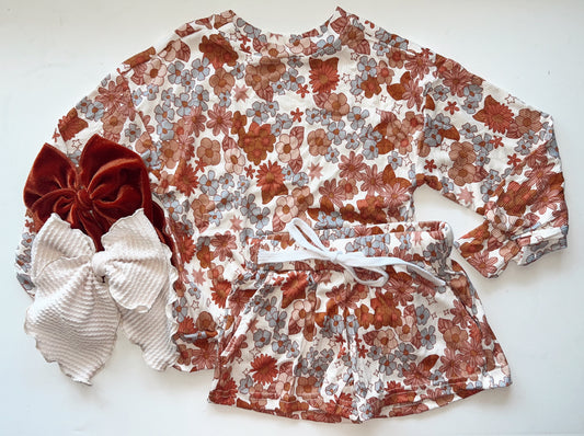 BOHO FLORAL LOUNGE SET