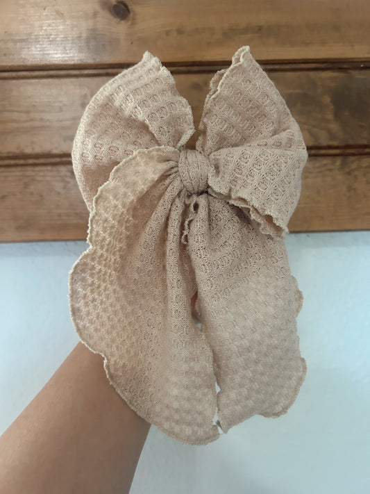 FALL BOW DROP - OATMEAL WAFFLE