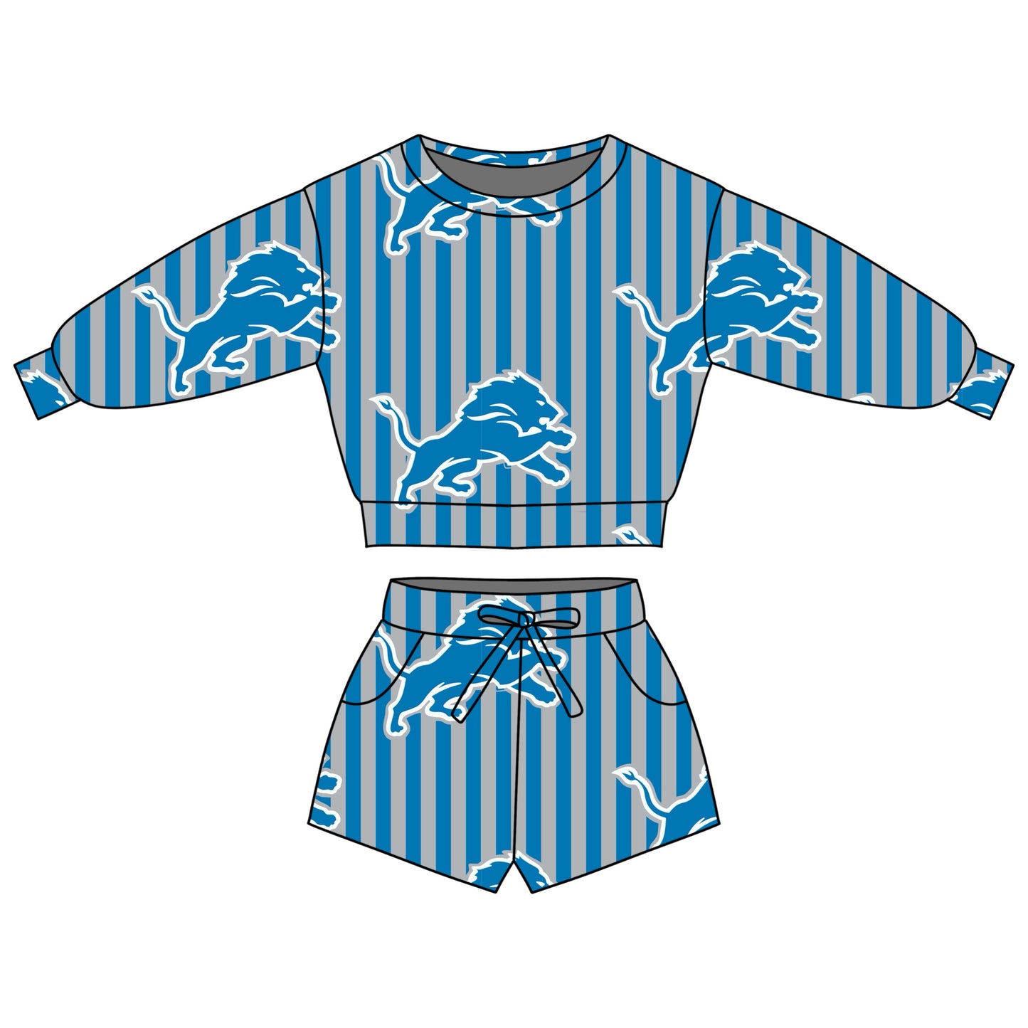 PRE ORDER - N F L LOUNGE SET - LIONS
