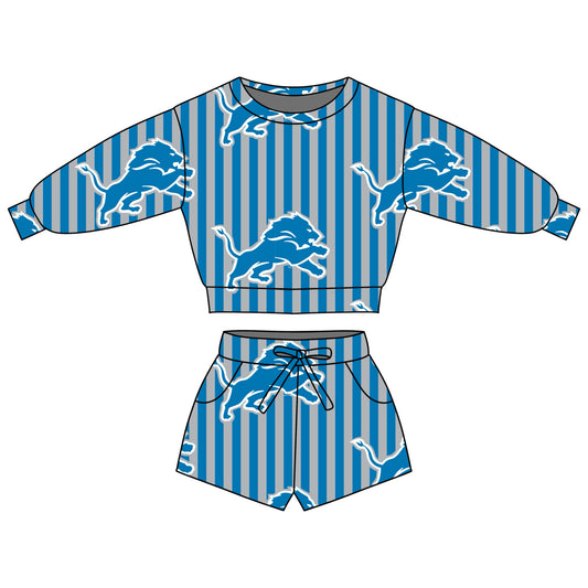PRE ORDER - N F L LOUNGE SET - LIONS
