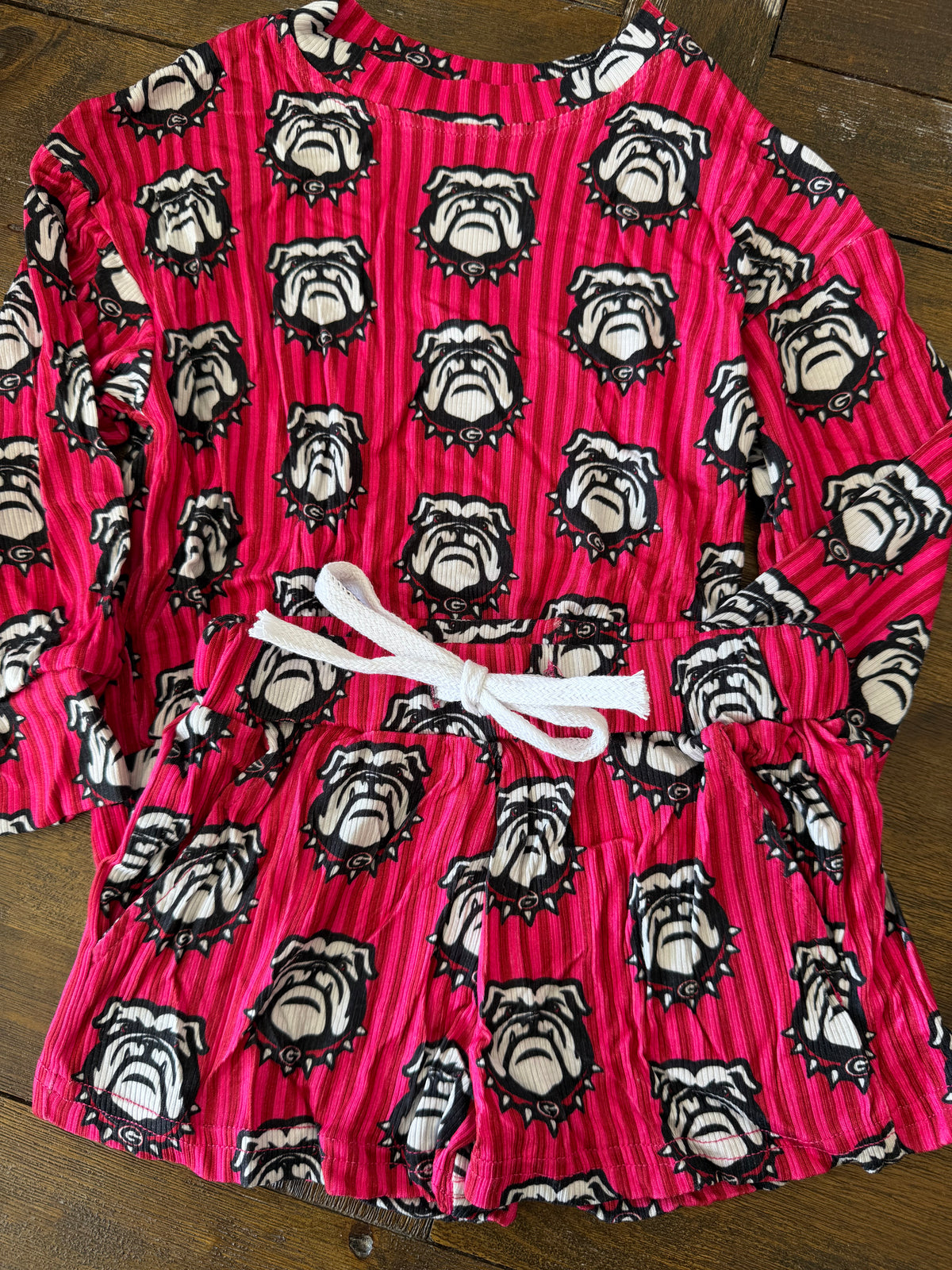 READY TO SHIP GAME DAY LOUNGE SET - G BULLDOGS