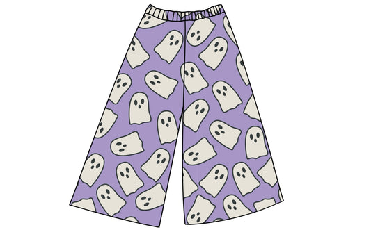 HALLOWEEN LOUNGE SET PRE ORDER - PURPLE GHOST - PANTS ONLY!!!