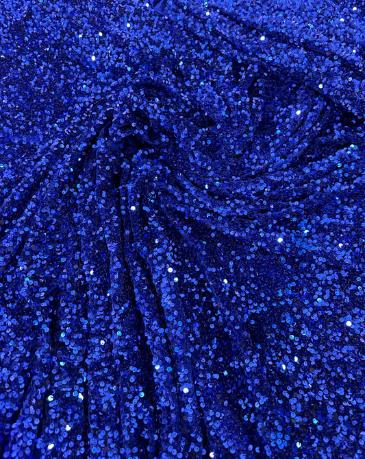 SEQUIN BOW - ROYAL BLUE