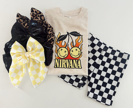 BAND TEE - NV CHERRY FLAMES