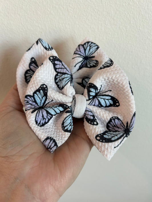 PIGGIE CLIPS -PURPLE BUTTERFLIES