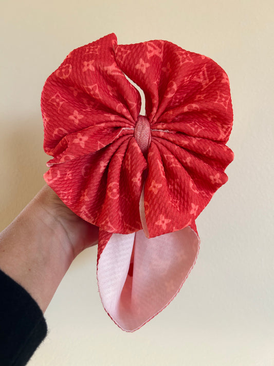 BABY MESSY BOW - STRAWBERRY BOUJEE