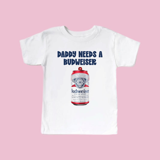 BEER TEE - BUDWEISER - DADDY