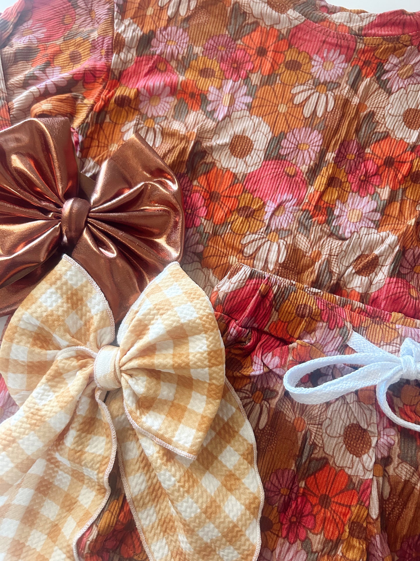 FALL FLORAL LOUNGE SET - READY TO SHIP