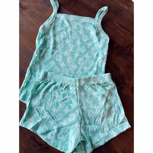 TURQUOISE BOUJEE TANK SET