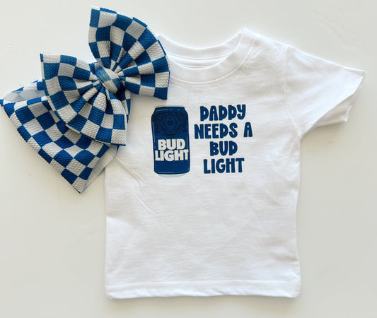 BEER TEE -BUD - DADDY