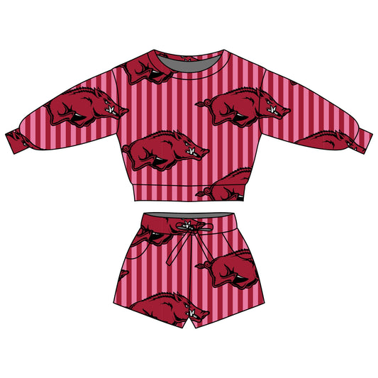 GAME DAY LOUNGE SET - PRE ORDER - RAZORBACKS