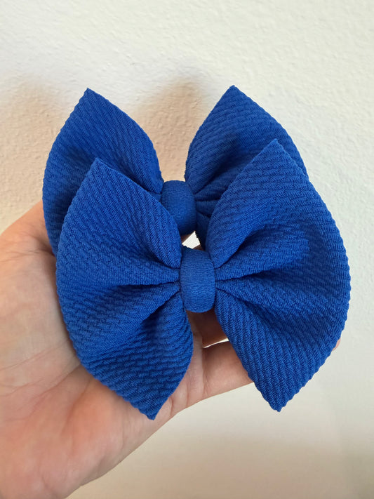 PIGGIE CLIPS - SOLID ROYAL BLUE