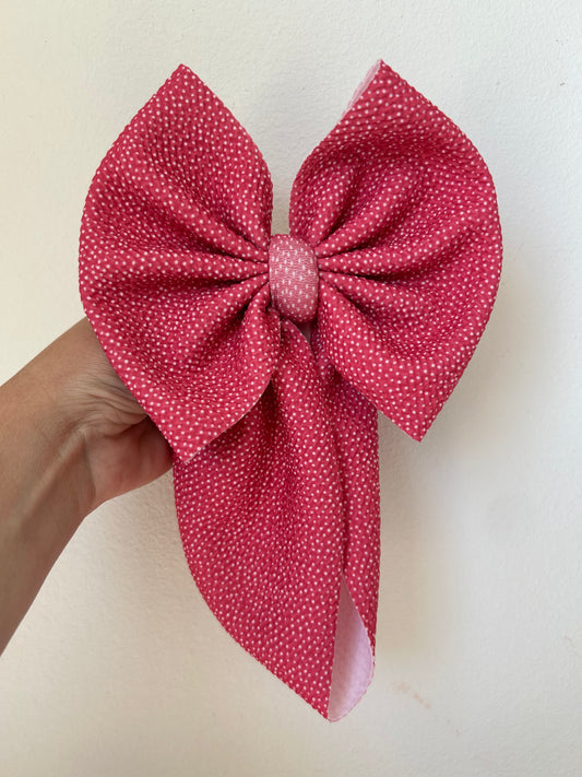 BABY REGULAR- RASPBERRY DITZY DOTS