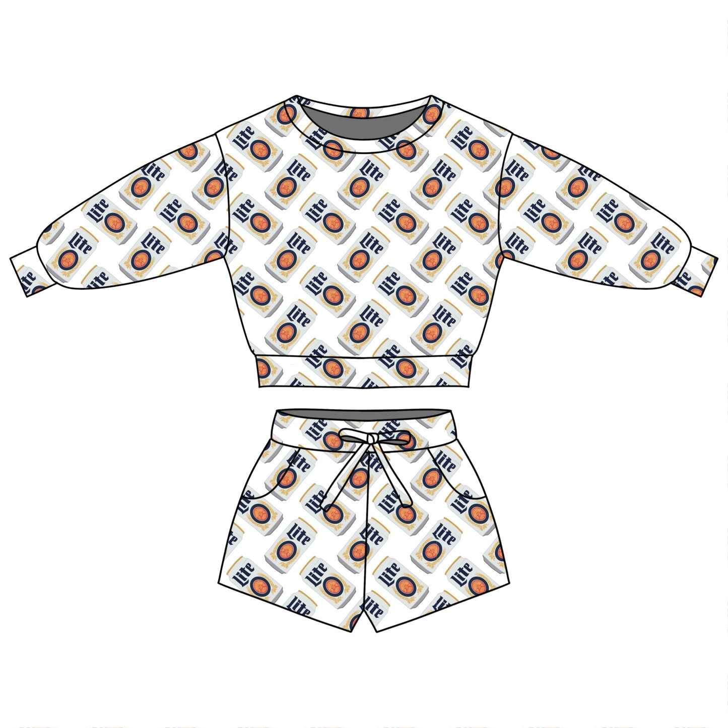 LOUNGE SET - RIBBED BAMBOO - PRE ORDER - BEER - MILLER