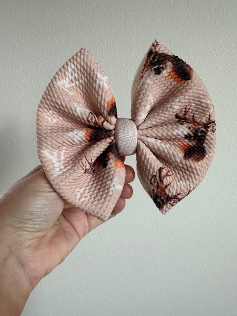 BIG CLIP BOW - BOUJEE DEER